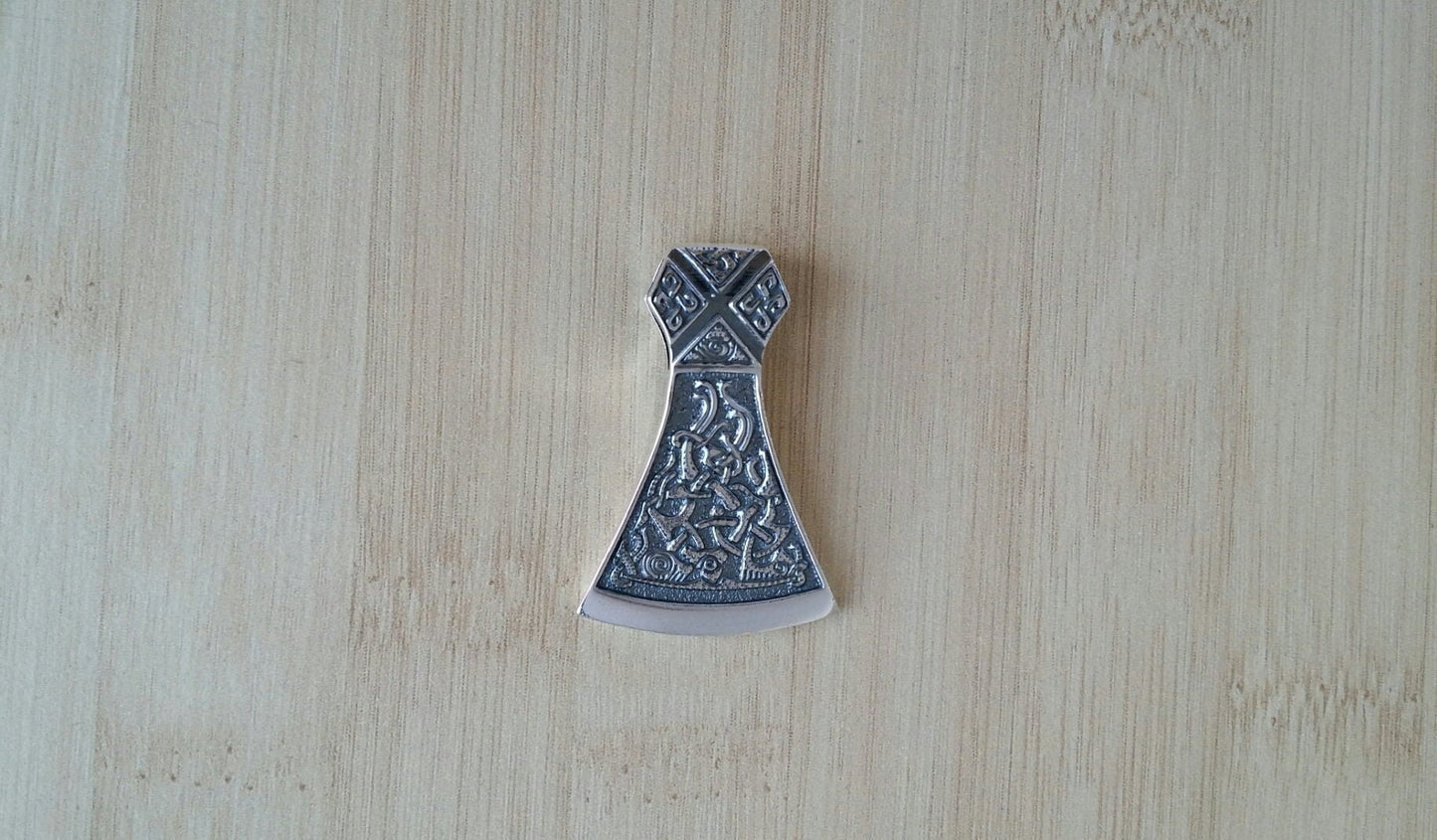 Silver Axe Pendant, Axe of Perun, Pagan Pendant