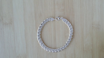 Handmade Sterling Silver Bracelet Bismark/6-10 inch sizes