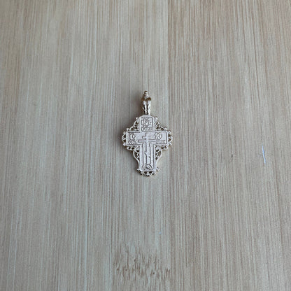 14k Red Gold Cross, Old Believers Cross, Russian Cross