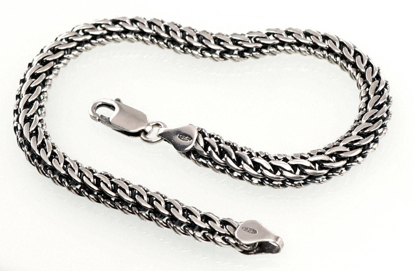 Silver Bracelet, Mens Silver Bracelet, Solid Silver Bracelet