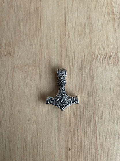 Mjolnir Pendant, Thor Hammer, Mjolnir Necklace