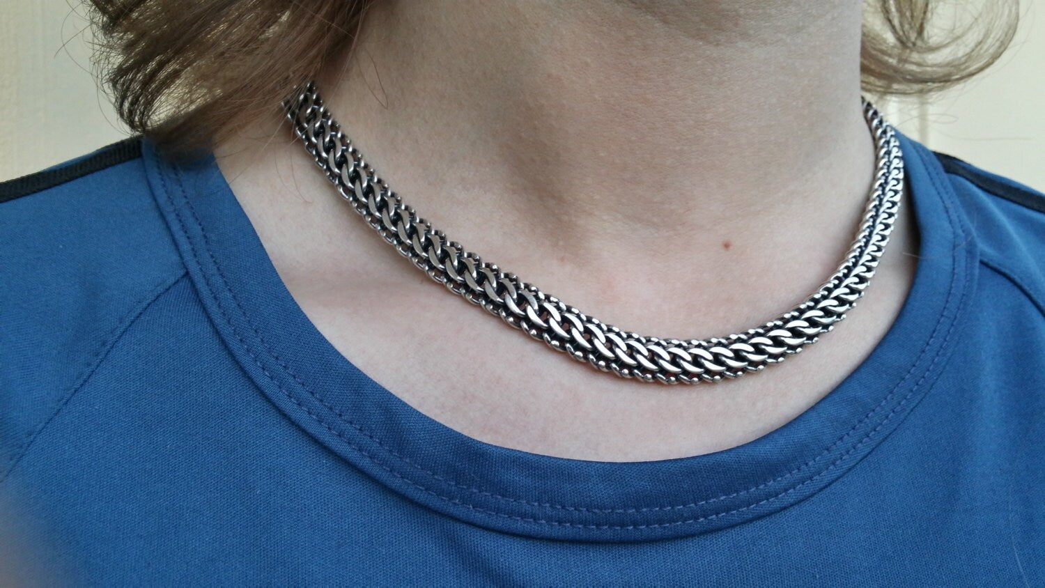 Silver Mens Chain, Mens Necklace, Solid Silver Chain