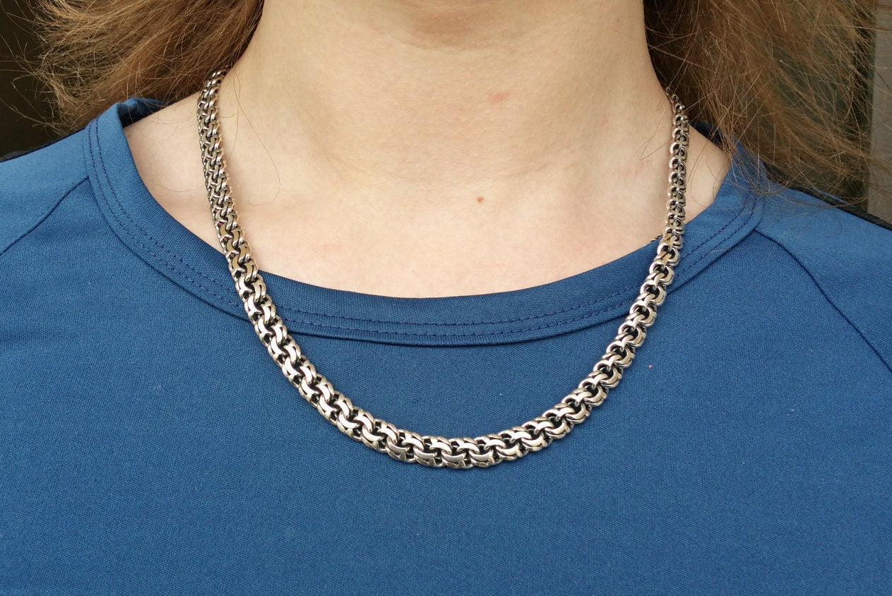 Silver Mens Chain, Sivler Necklace